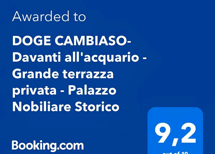 Doge Cambiaso- Davanti All\'Acquario - Grande Terrazza Privata - Palazzo Nobiliare Storico